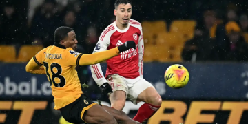 Wolves vs Arsenal berakhir 2-2. (AFP)