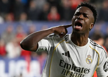 pemain Real Madrid Vinicius Jr. (AFP)