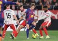 Laga Barcelona vs Girona pada lanjutan Liga Spanyol 2025-2026. (JOSEP LAGO/AFP)