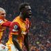 Davinson Sanchez cetak gol ketiga Galatasaray ke gawang Juventus. (REUTERS/Murad Sezer)