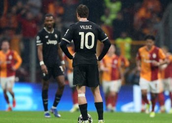 Momen Juventus dihancurkan Galatasaray pada leg pertama. (Foto: REUTERS/Umit Bektas)