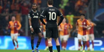 Momen Juventus dihancurkan Galatasaray pada leg pertama. (Foto: REUTERS/Umit Bektas)