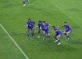 Selebrasi para pemain Persib usai Thom Haye mencetak gol ke gawang Malut United. (Foto: Official Persib)