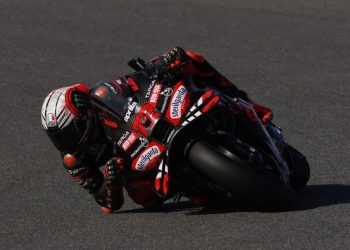 Marco Bezzecchi tercepat di FP1 MotoGP Thailand. (Foto: REUTERS/Marcelo del Pozo)