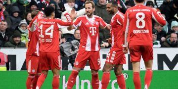 Bayern Munich mengalahkan tuan rumah Werder Bremen 3-0 di lanjutan Bundesliga. (Foto: REUTERS/Fabian Bimmer)