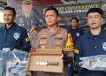 Polres Cimahi tangkap pelaku pembunuhan pelajar SMP di Parongpong. Motif sakit hati diputus pertemanan jadi alasan. (Uby/pasjabar)