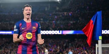 Robert Lewandowski. (Foto: Newcastle United via Getty Image/Serena Taylor)