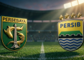 Persebaya Surabaya vs Persib Bandung. (Foto: ilustrasi menggunakan ChatGPT)