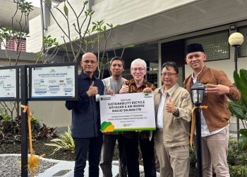 Pegadaian Resmikan Program Daur Ulang Air Hujan dan Air Wudhu di Masjid Salman ITB