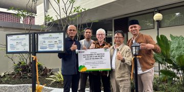 Pegadaian Resmikan Program Daur Ulang Air Hujan dan Air Wudhu di Masjid Salman ITB