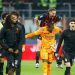 Para pemain Milan merayakan kemenangan atas Inter. Foto: Getty Images/MB Media