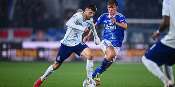 Laga Como vs Inter Milan di leg pertama semifinal Coppa Italia berakhir imbang 0-0. (Foto: Mattia Pistoia - Inter/Inter via Getty Images)