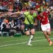 Dean James (kanan) absen membela Timnas Indonesia di FIFA Series 2026. (AFP/Saeed Khan)