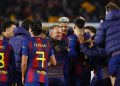 Wejangan Hansi Flick di jeda laga bikin Barcelona libas Newcastle United. (REUTERS/Albert Gea)