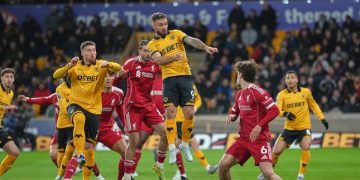 Liverpool telan kekalahan pahit 1-2 dari Wolverhampton di pekan ke-29 Premier League. Gol dramatis Andre di masa tambahan waktu buat The Reds tertahan di peringkat lima. (Getty Images Sport)