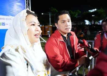 Ketua Umum FPTI Yenny Wahid, dan Menpora Erick Thohir. (Dok. Kemenpora)