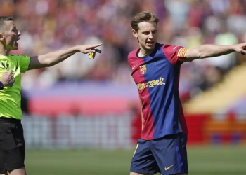 Frenkie de Jong. (EPA)