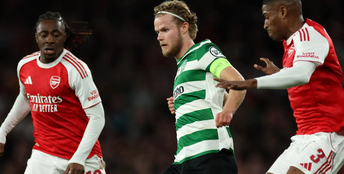 Kapten Sporting Portugal, Morten Hjulmand. (Gettyimages)