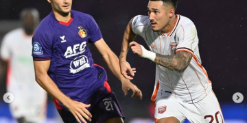 Borneo FC rebut puncak klasemen Super League 2025/2026 setelah kalahkan Persik Kediri 0-1. (Instagram/@borneofc.id)