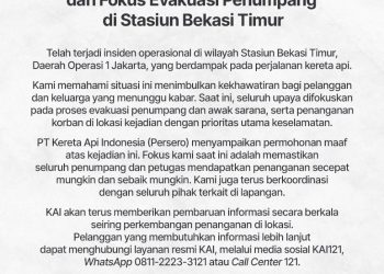 KAI Minta Maaf, Evakuasi Penumpang Jadi Prioritas Utama di Stasiun Bekasi Timur