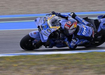 Rider Gresini Racing, Alex Marquez, juara di MotoGP Spanyol 2026. (Foto: Anadolu via Getty Images/Anadolu)