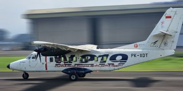 PTDI resmi teken kontrak jual beli 4 unit pesawat N219 konfigurasi kargo dengan PT MAP. (PT Dirgantara Indonesia )
